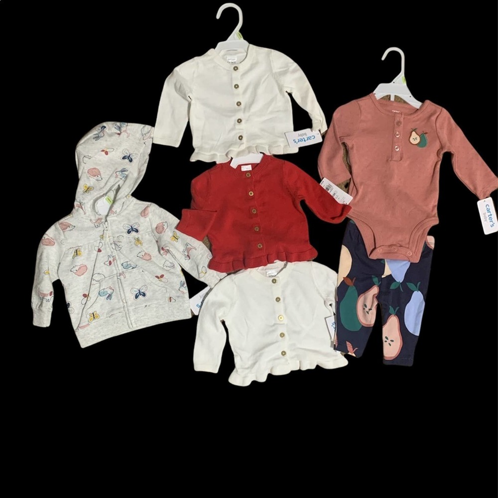 Combo of 5 pcs variety Carter's size 3 months clothes SKU: 162